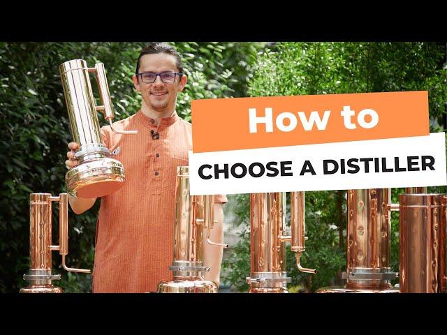 How To Choose a  Essential Oil Distiller According to My Raw Material