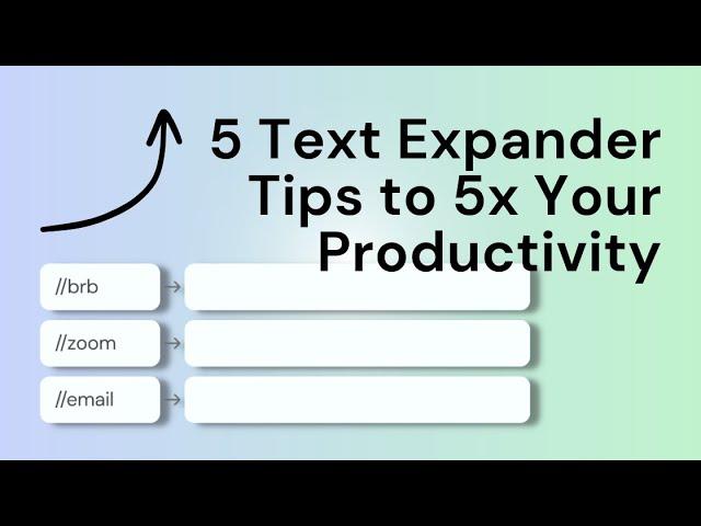 How to Use a Text Expander | 5 Expert Tips for 2023