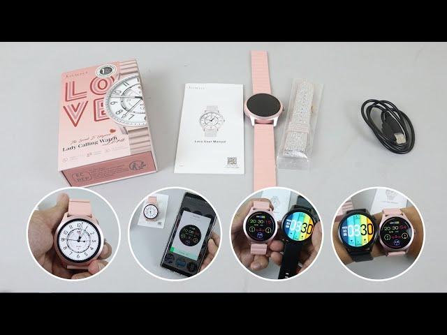 Kieslect Lora Lady Calling Watch Unboxing and Setup