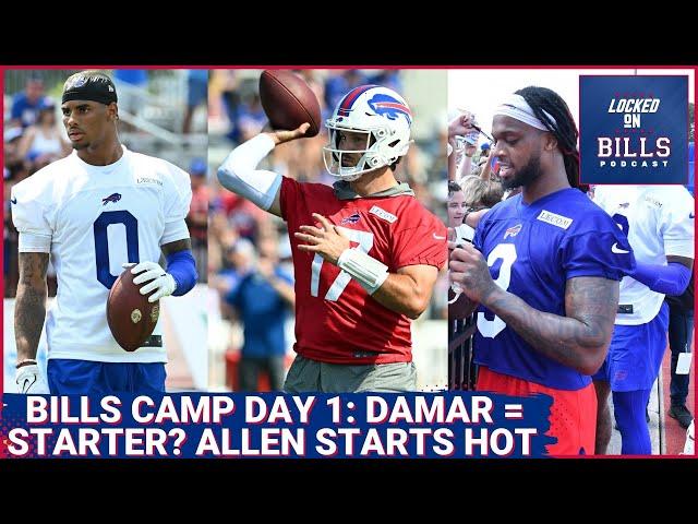 Buffalo Bills Training Camp Day 1: Damar Hamlin = starter? Josh Allen to Dalton Kincaid starts hot