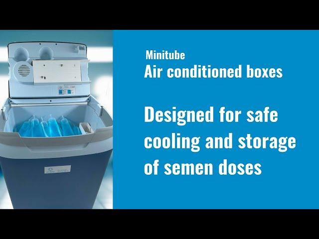 Air conditioned boxes from Minitube