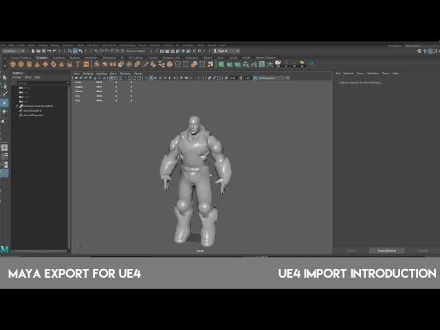 Maya Export For UE4