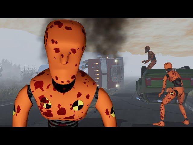 The Only Survivor – Crash Test Zombies – BeamNG Drive | Demolition Republic