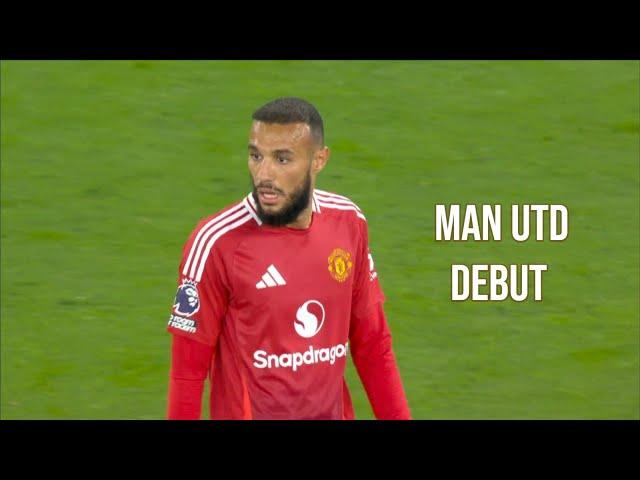 Noussair Mazraoui Debut For Manchester United 