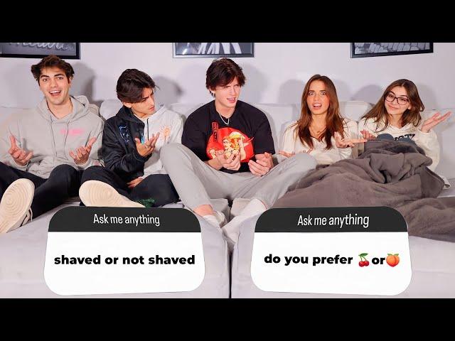 BOYS VS GIRLS ANSWERING QUESTIONS YOU’RE TOO AFRAID TO ASK!