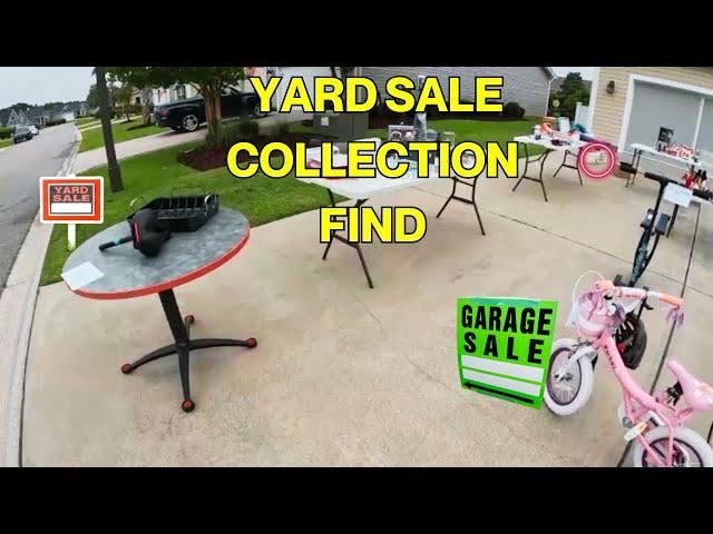 Community Yard Sale Vintage Collection Found?