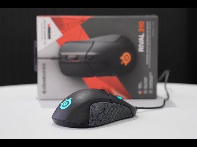 Unboxing SteelSeries Rival 310 (12,000 CPI TrueMove3 Optical Sensor, Split-Trigger Buttons, 90g)