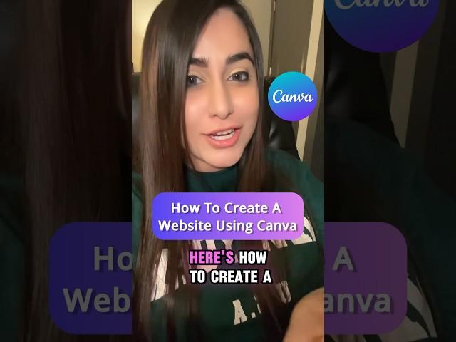 How To Create A Website Using Canva! #canvatips #canvatutorial