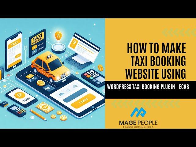 How to make a Taxi Booking Website using WordPress Taxi Booking Plugin -eCab