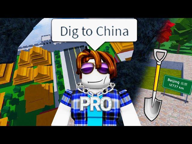 The Roblox Dig to China Experience