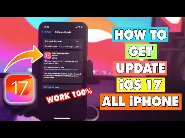 How to Update iPhone X to iOS 17 | Install iOS 17 Unsupported iPhone X/8