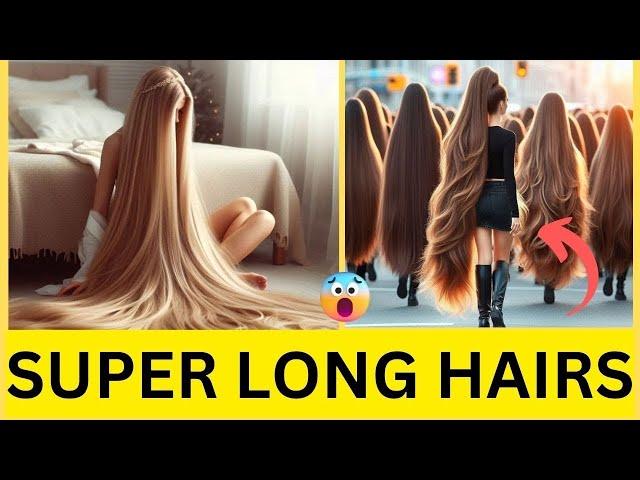 Girls With Super Long Hairs - Real Rapunzel - Hair Transformation