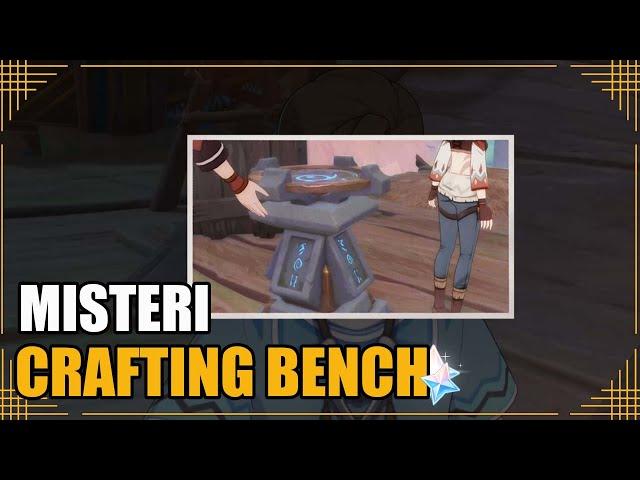 Misteri Crafting Bench | Quest Dunia & Puzzle 【Genshin Impact】