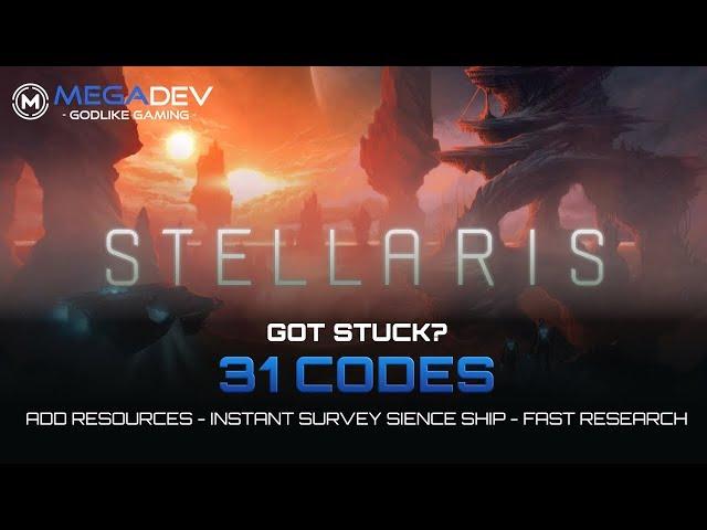 STELLARIS Cheats: Add Resources, Instant Recruit, Fast Research, ... | Trainer by MegaDev