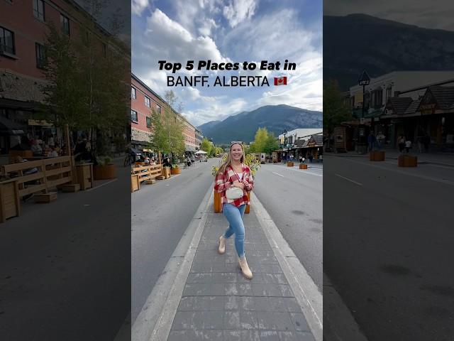 Banff Food Tour! #banffcanada #banff #travelblog #canadianrockies