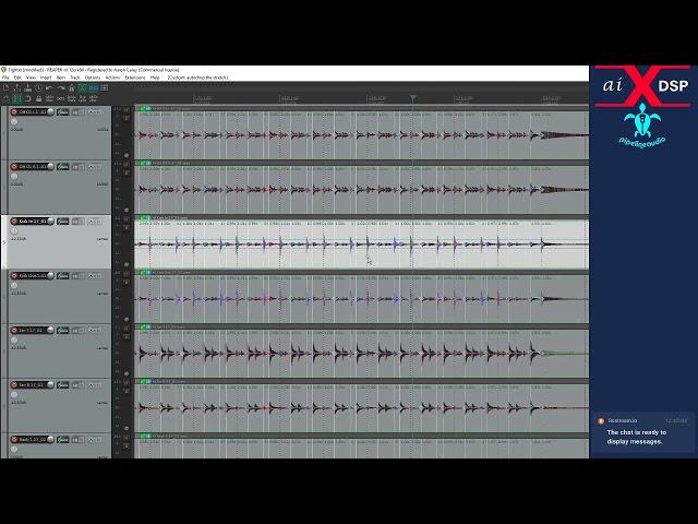 Semi-Auto Add stretch markers to an existing group of tracks