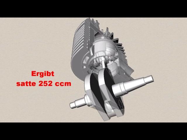 Quattrini M 244 | 252 ccm | Vespa PX 200 Motor by Vespmoto.de