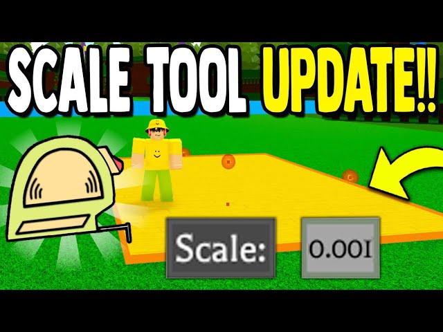 *NEW* SCALE TOOL UPDATE!! | Build a Boat for Treasure ROBLOX