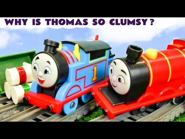 Why is Thomas so Clumsy in this Fun Toy Train Story