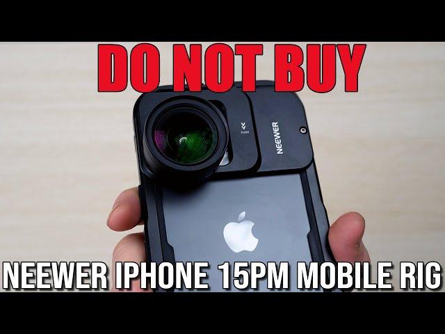 [DO NOT BUY] Neewer iPhone 15 Pro Max Cage Video Rig