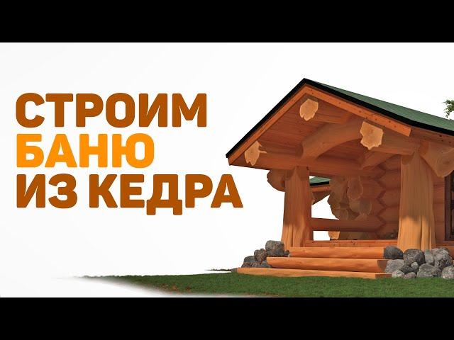 Сруб Бани из Кедра