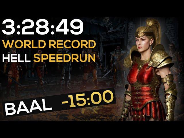 SUB 3:30 IS DONE! NEW HELL AMAZON SPEEDRUN WR! - 3:28:49 IGT | 3:36:50 RTA | DIABLO 2 RESURRECTED