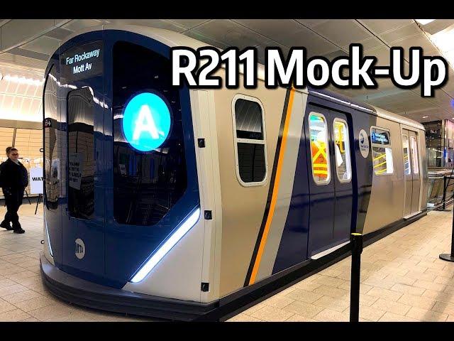 ⁴ᴷ New R211 Subway Car Mock-Up at 34th Street - Hudson Yards