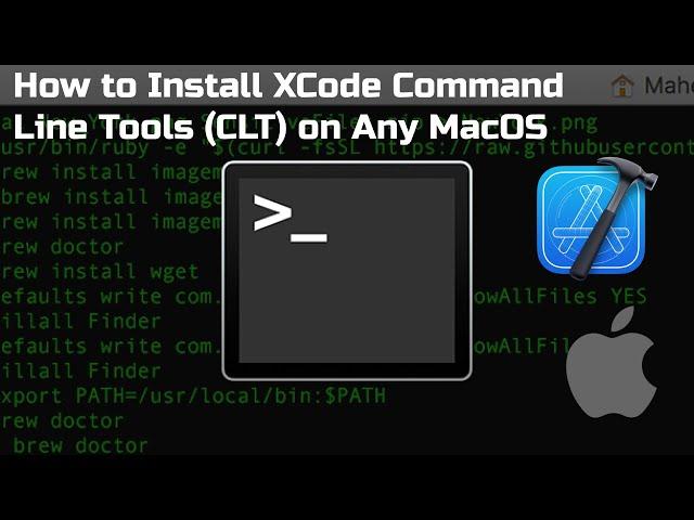 Install Command Line Tools on MacOS