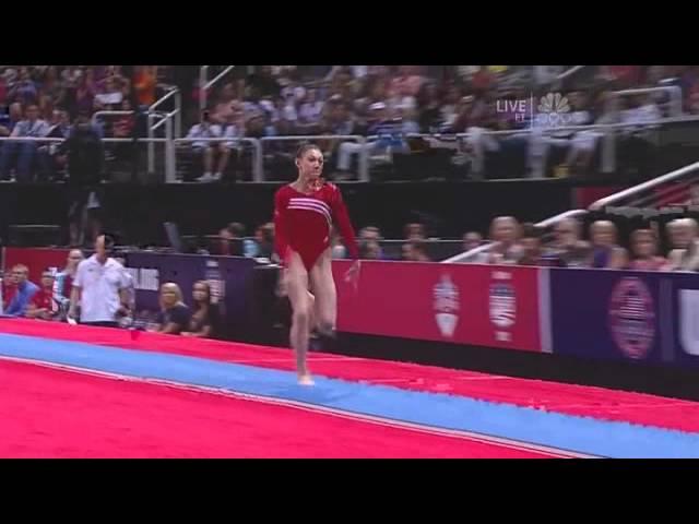 2012 US Olympic Trials Day 2 Kyla Ross Vault