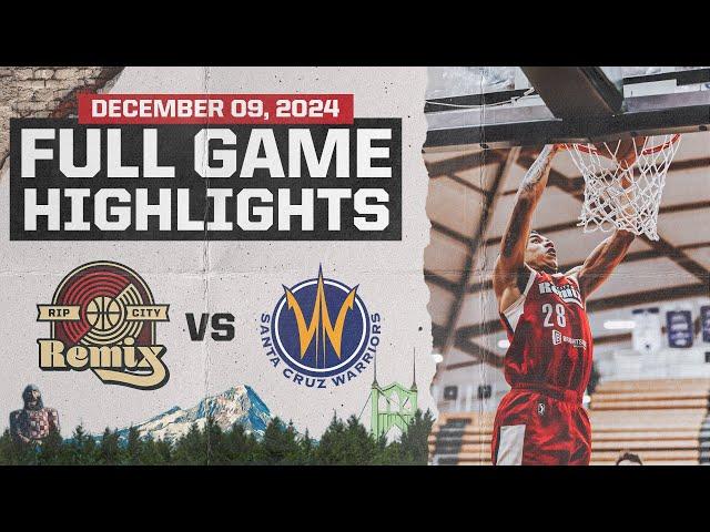 Rip City Remix Highlights vs. Santa Cruz Warriors 12/9/24