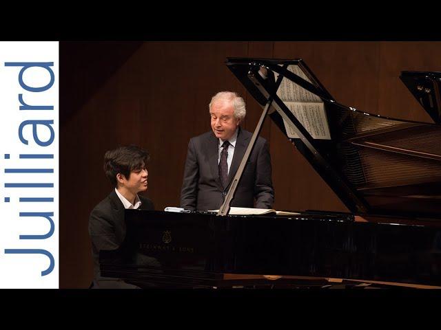 Jun Hwi Cho: Schubert's Impromptu Op. 142, No. 3 | Juilliard Sir András Schiff Piano Master Class