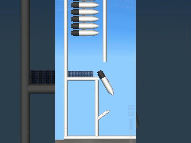 Russia unique style missile launcher part 6  #sfs #spaceflightsimulator #rocket #shortvideo