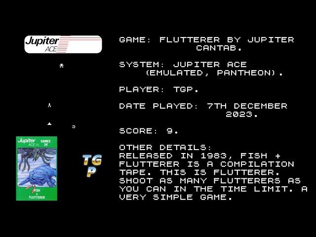 Flutterer - Jupiter Cantab - Jupiter Ace -  Emulated (Pantheon) - 9