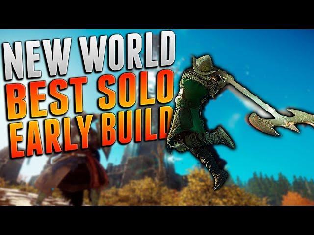 THE MOST OP LEVELING BUILD! New World's Best & Easiest Solo Build! | New World!