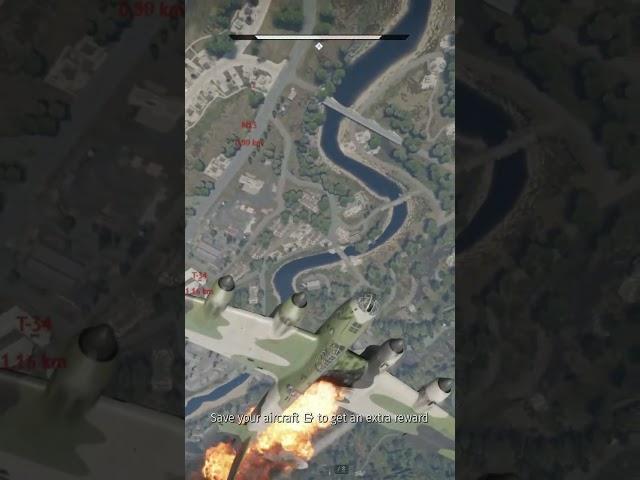 Safe and sound. . . Uh, Yeah, okay. #warthunder #arcade #bomber