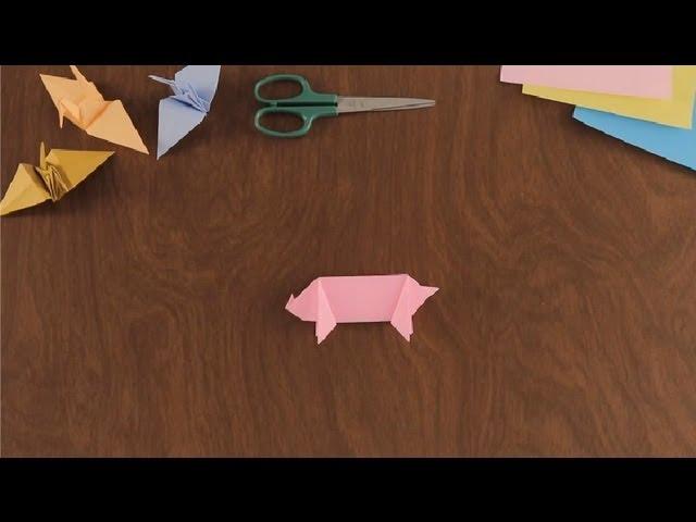 How to Make an Origami Pig : Simple & Fun Origami