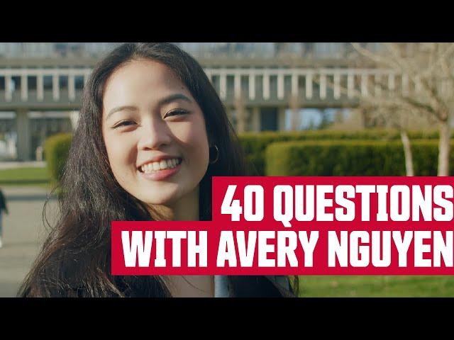 40 Questions for 40 Years with Avery Nguyen | SFU Beedie