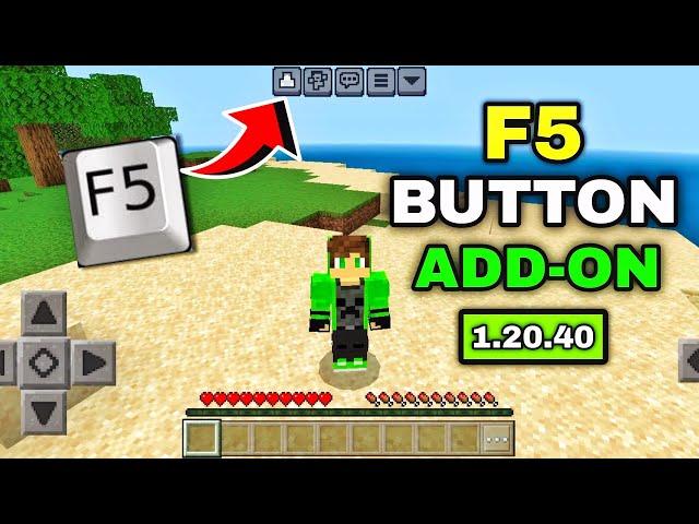 F5 BUTTON FOR MINECRAFT POCKET EDITION | F5 BUTTON RELEASED FOR MINECRAFT PE