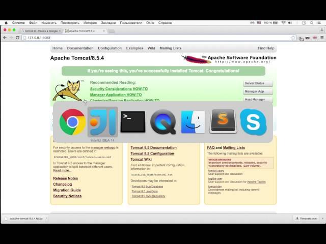 Java for web. Video #1. Intellij IDEA 14, Tomcat 8, Java 8, JSP, Deploy, Localhost