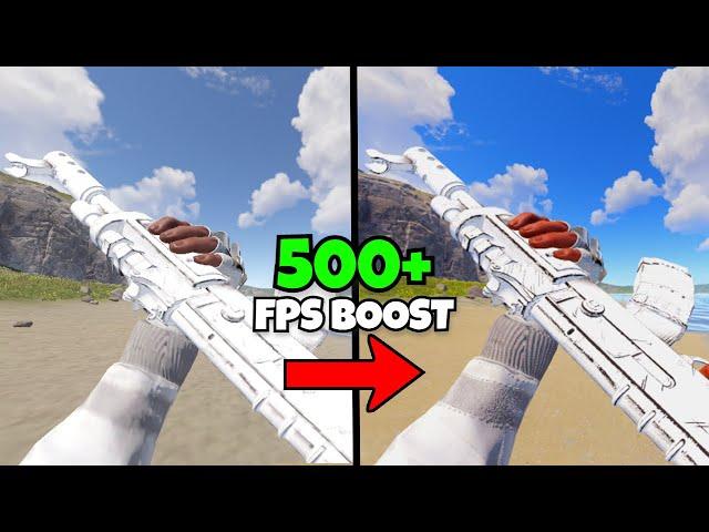 Rust 500+ FPS Boost in 1:36 minutes.