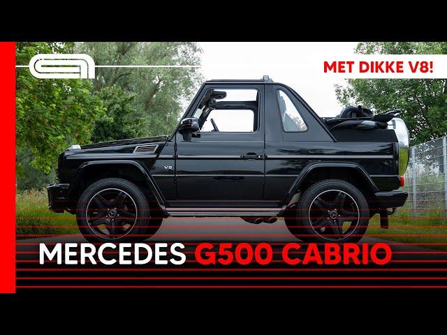 Mercedes G500 Cabrio: open genieten van V8