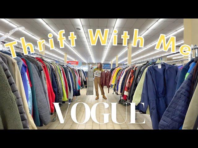 Thrift With Me for 90s VOGUE + Try-On Styling Haul