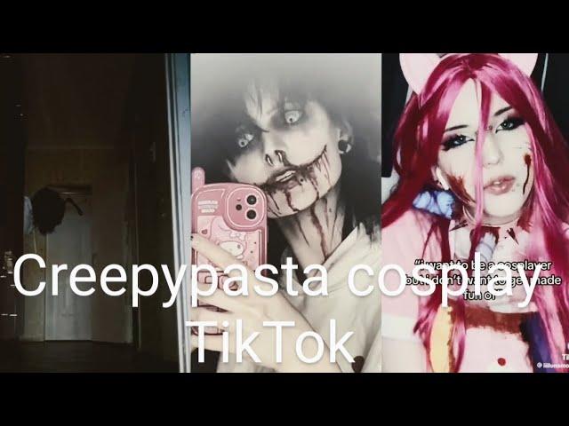 creepypasta cosplay TikToks /1/️warning️ fake blood/fake weapons