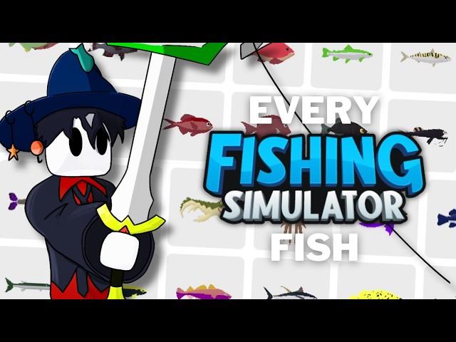 I Caught EVERY Regular Fish In Fishing Simulator