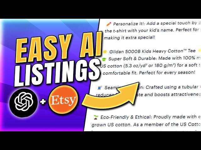 Writing Etsy Product Descriptions with Ai (FREE)