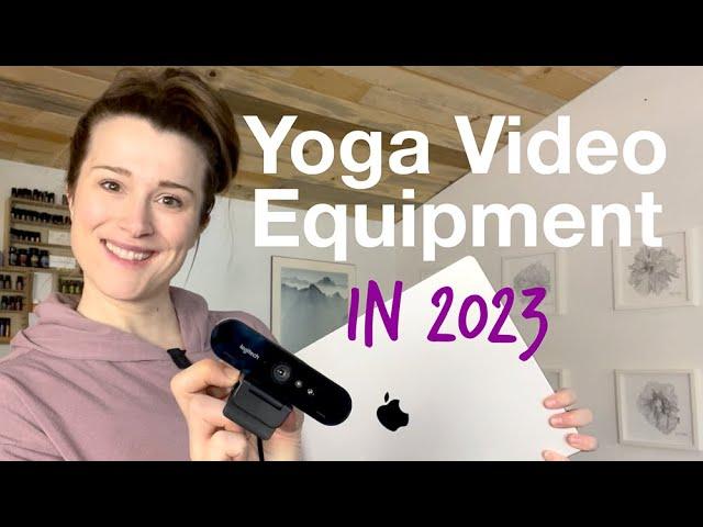 Recording equipment for online yoga teaching in 2023 – camera, microphone, lighting