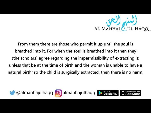 Clarity Regarding the Issue of Abortion - By Shaykh Ibn 'Uthaymeen