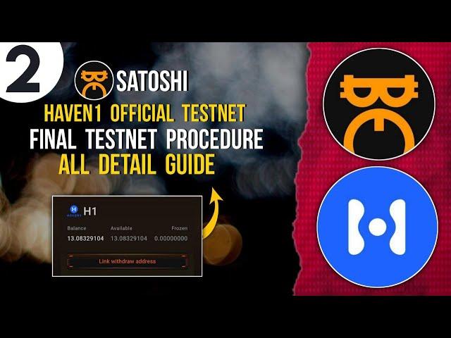 SATOSHI Haven1 Testnet | Final Procedure | All detail Guide #satoshi #haven #testnet