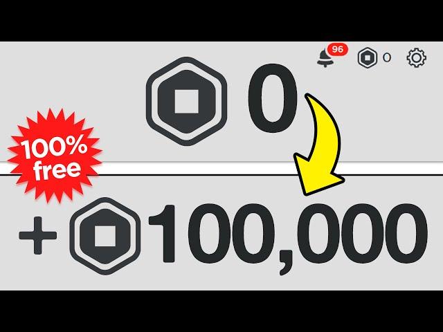 How To Turn 0 ROBUX Into 100,000 On Roblox.. (How To Get Free Robux)