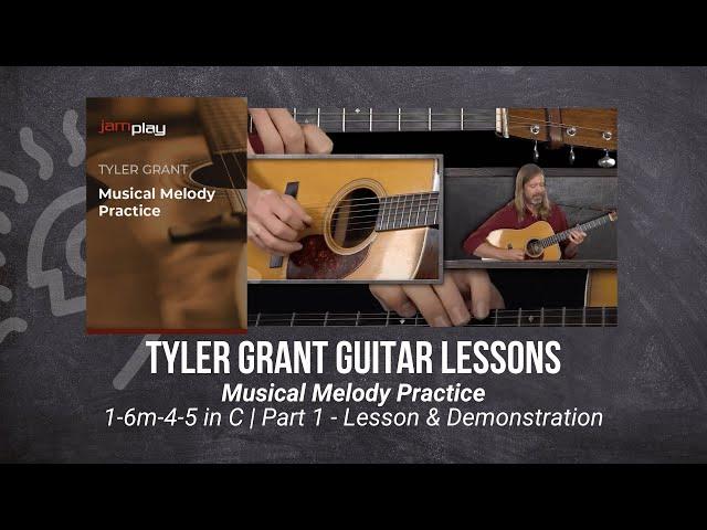  Tyler Grant Guitar Lesson - 1-6m-4-5 in C | Part 1 - Lesson & Demonstration - TrueFire